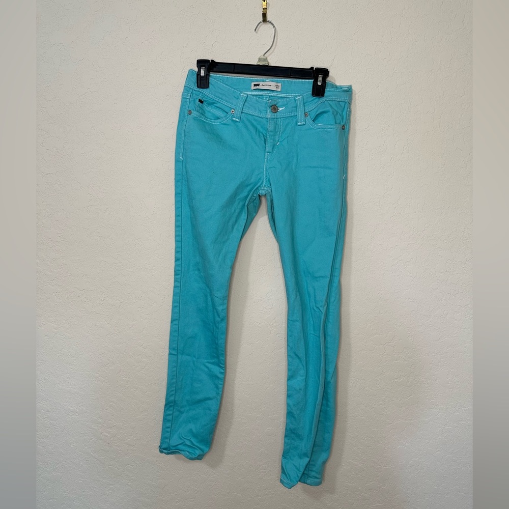 Levi’s teal blue Jean